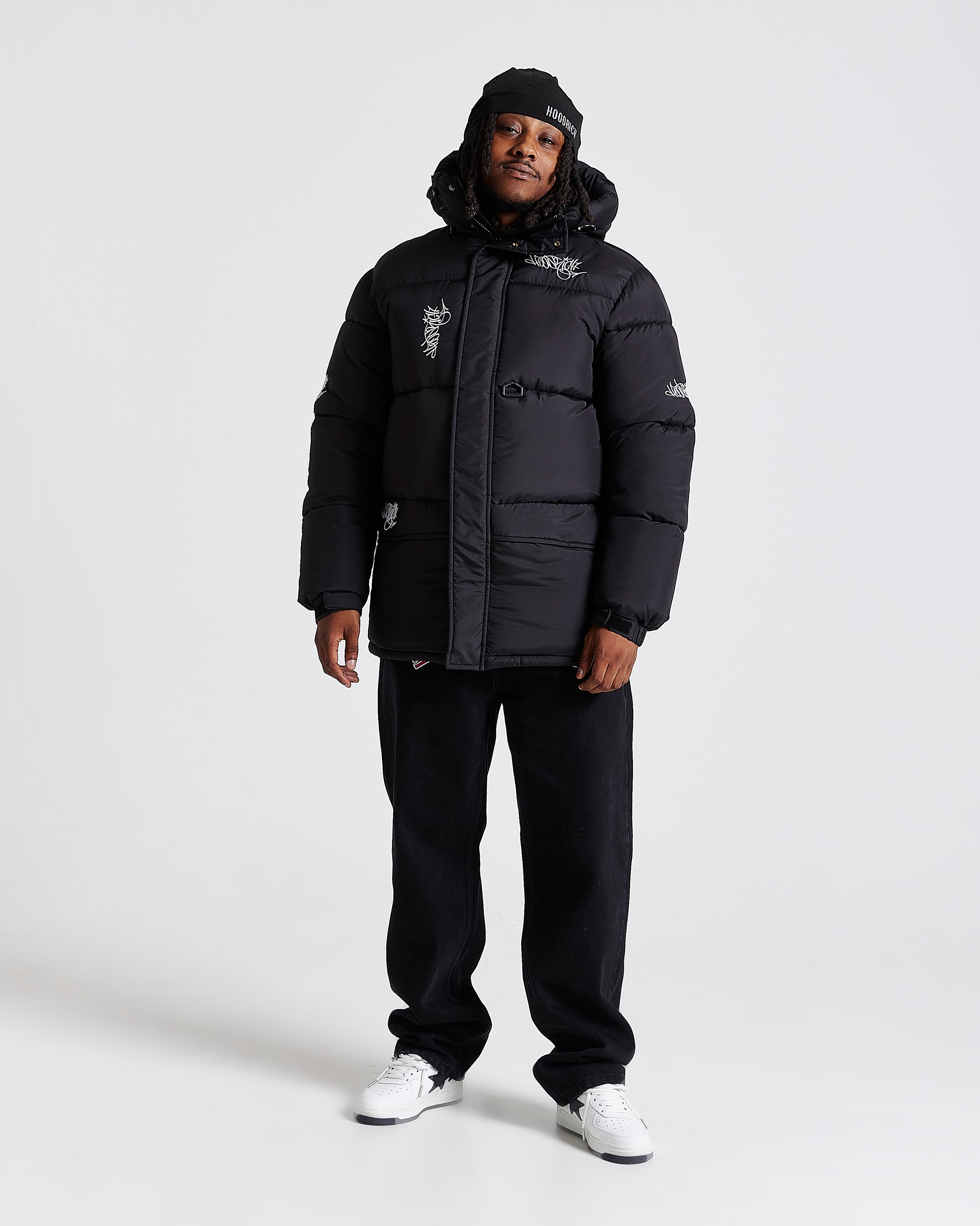 Multi Tag Jacket - Black/White