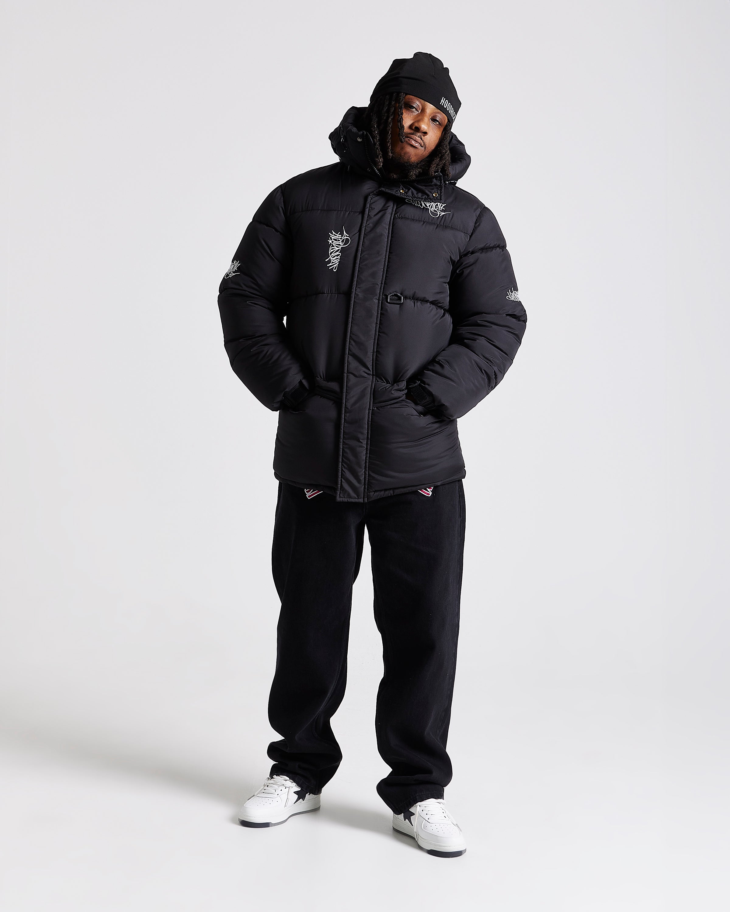 Multi Tag Jacket - Black/White