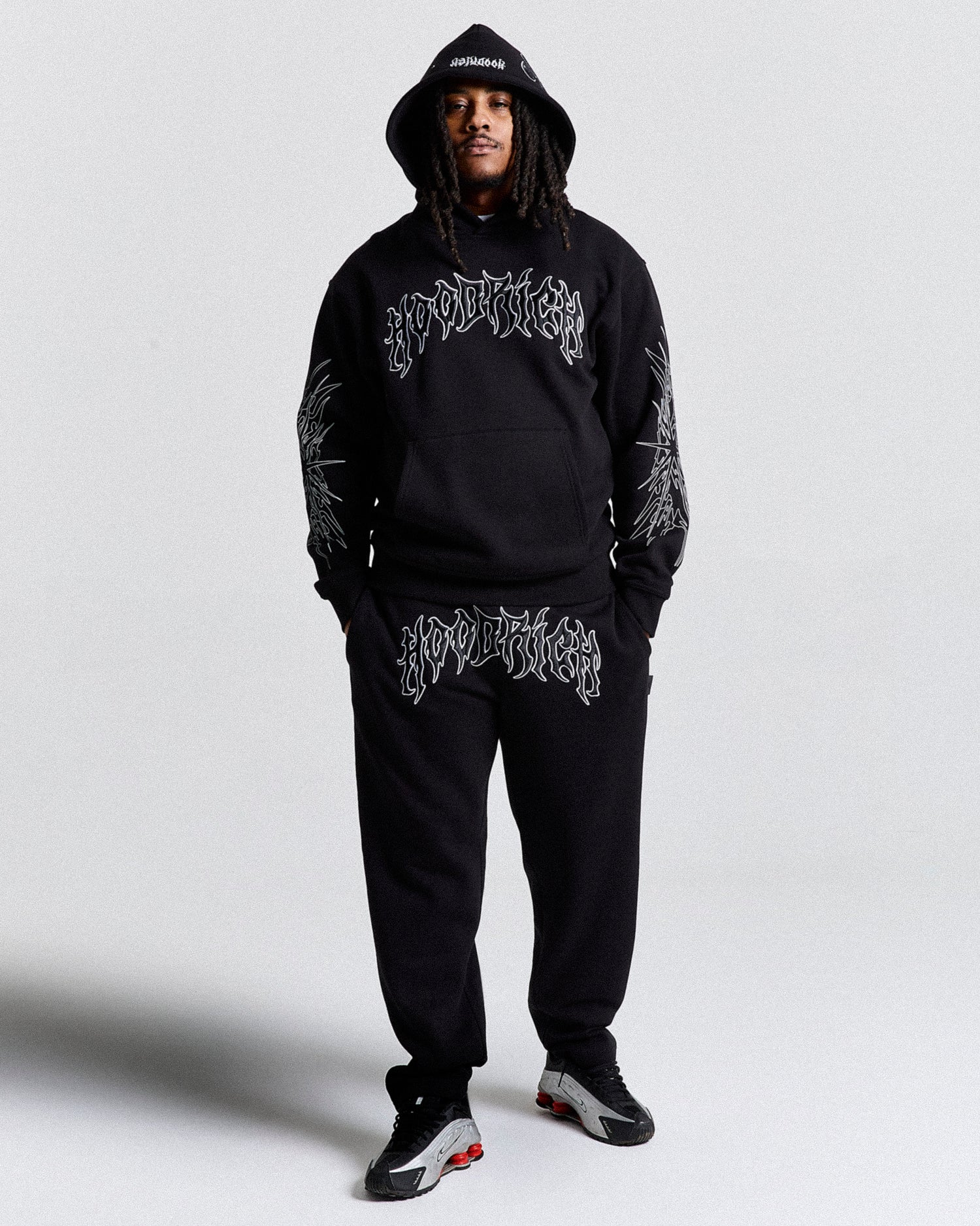 Spectral Oversized Joggers - Black/White