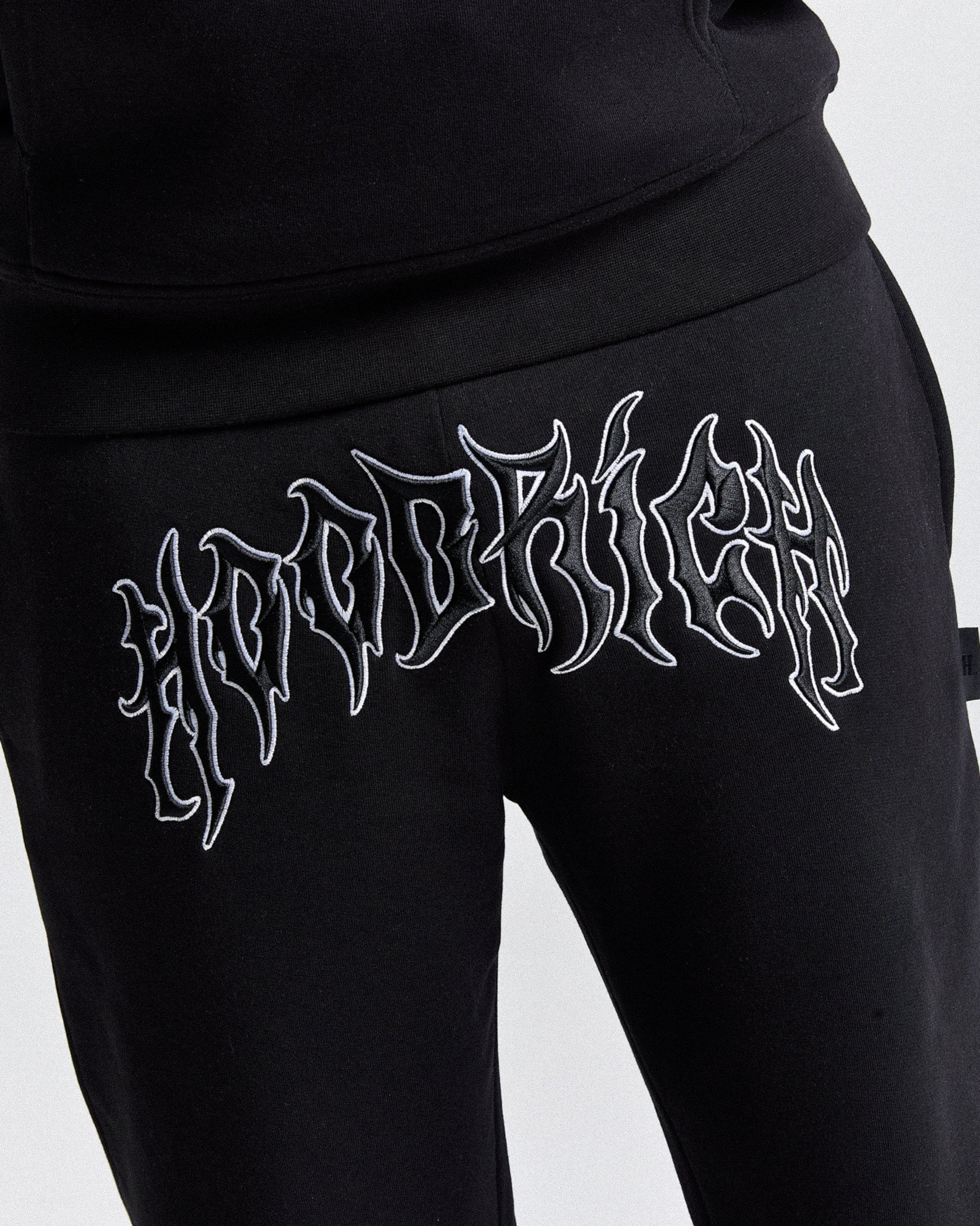 Spectral Oversized Joggers - Black/White