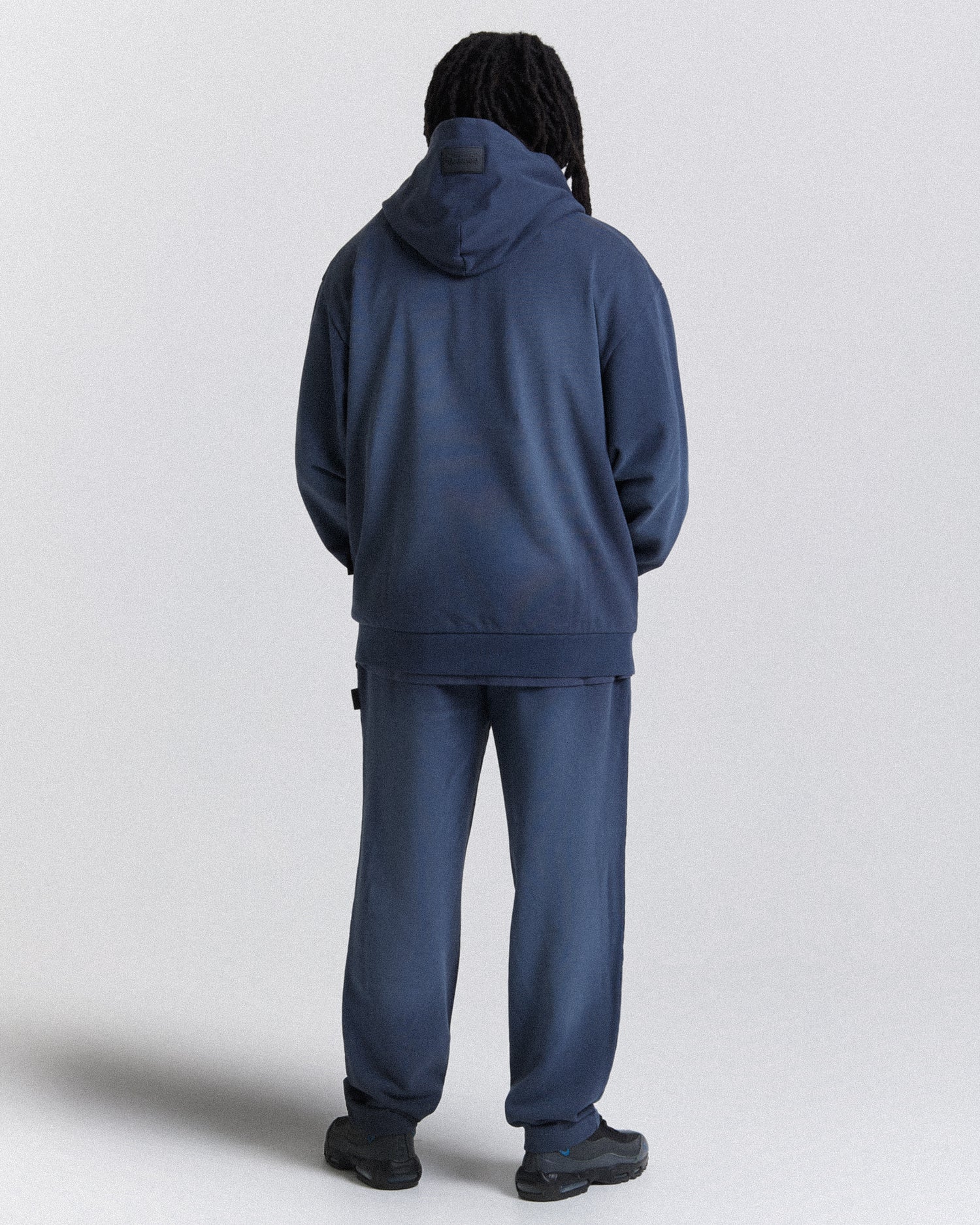 Ash Oversized Joggers - Blue/Grey