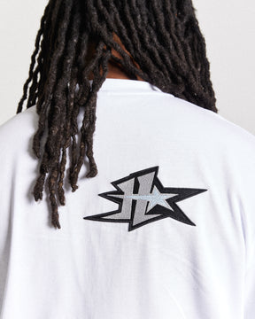 Triluxe Oversized T-Shirt - White/Black