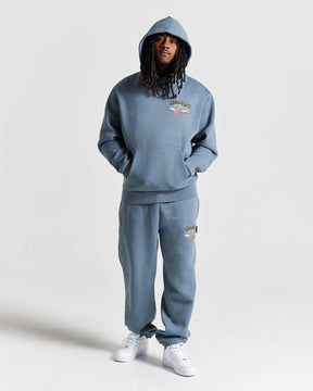 Graff Rave Oversized Hoodie - Grey