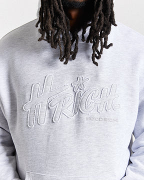 Asthrich Oversized Hoodie - Light Grey
