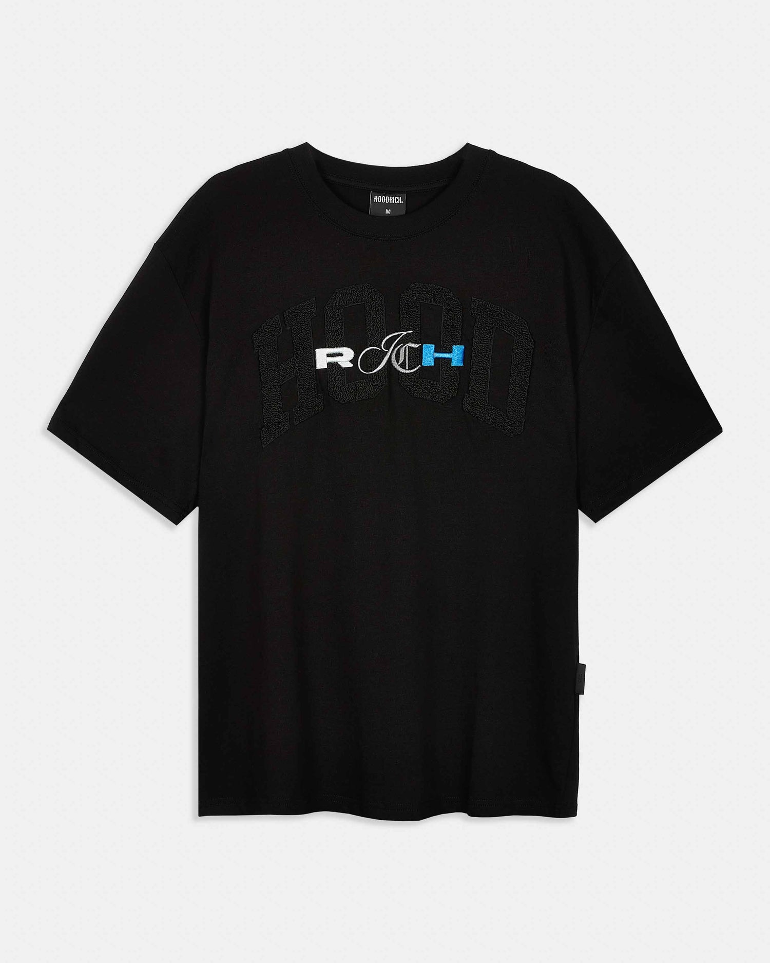 Merit Oversized T-Shirt - Black/Blue