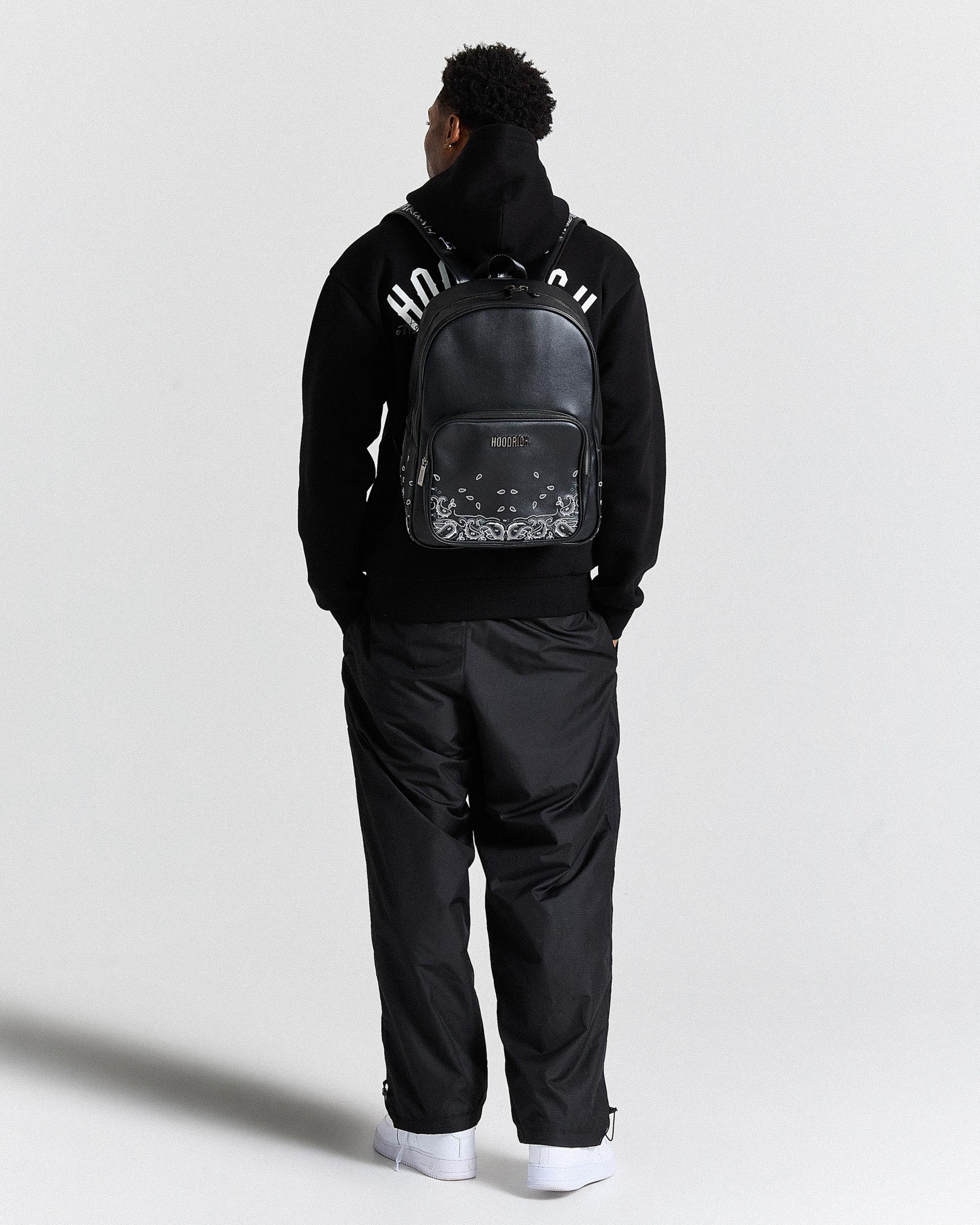 Motif Backpack - Black/White