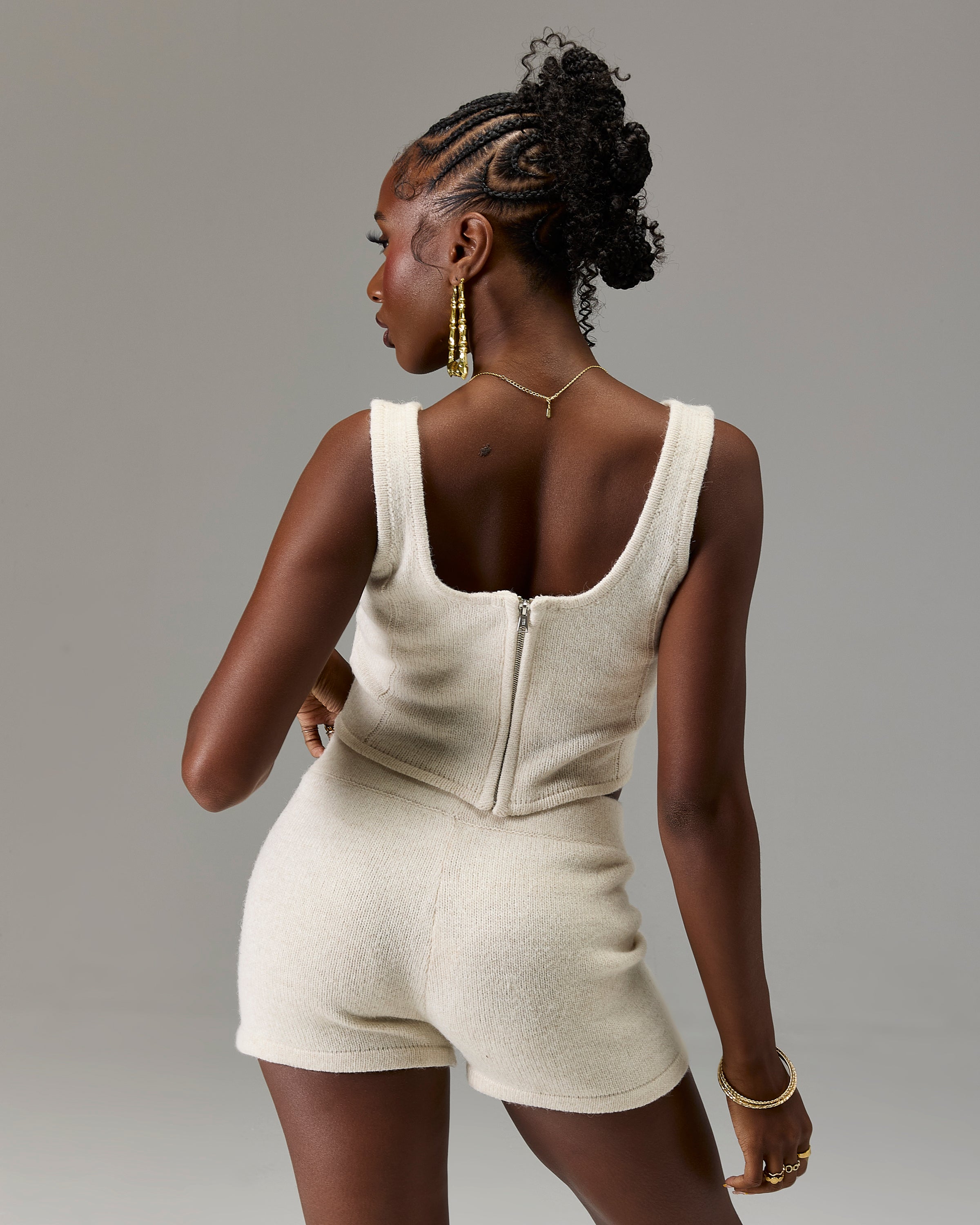 The Winner's Circle Knitted Top - Marl