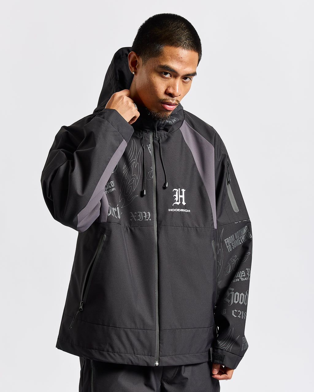 Chroma Shell Jacket - Black/White
