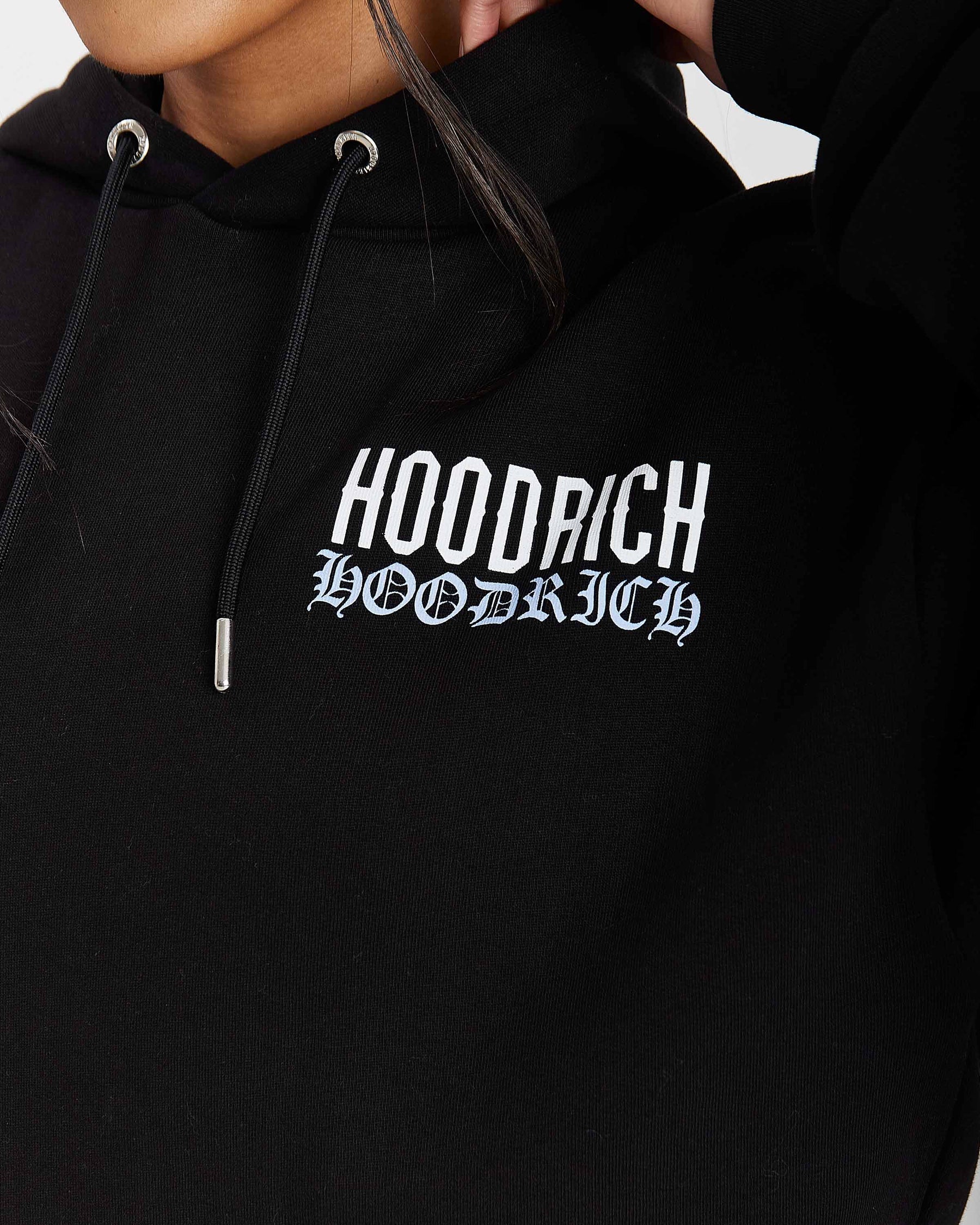 Flex Oversized Hoodie - Black/White