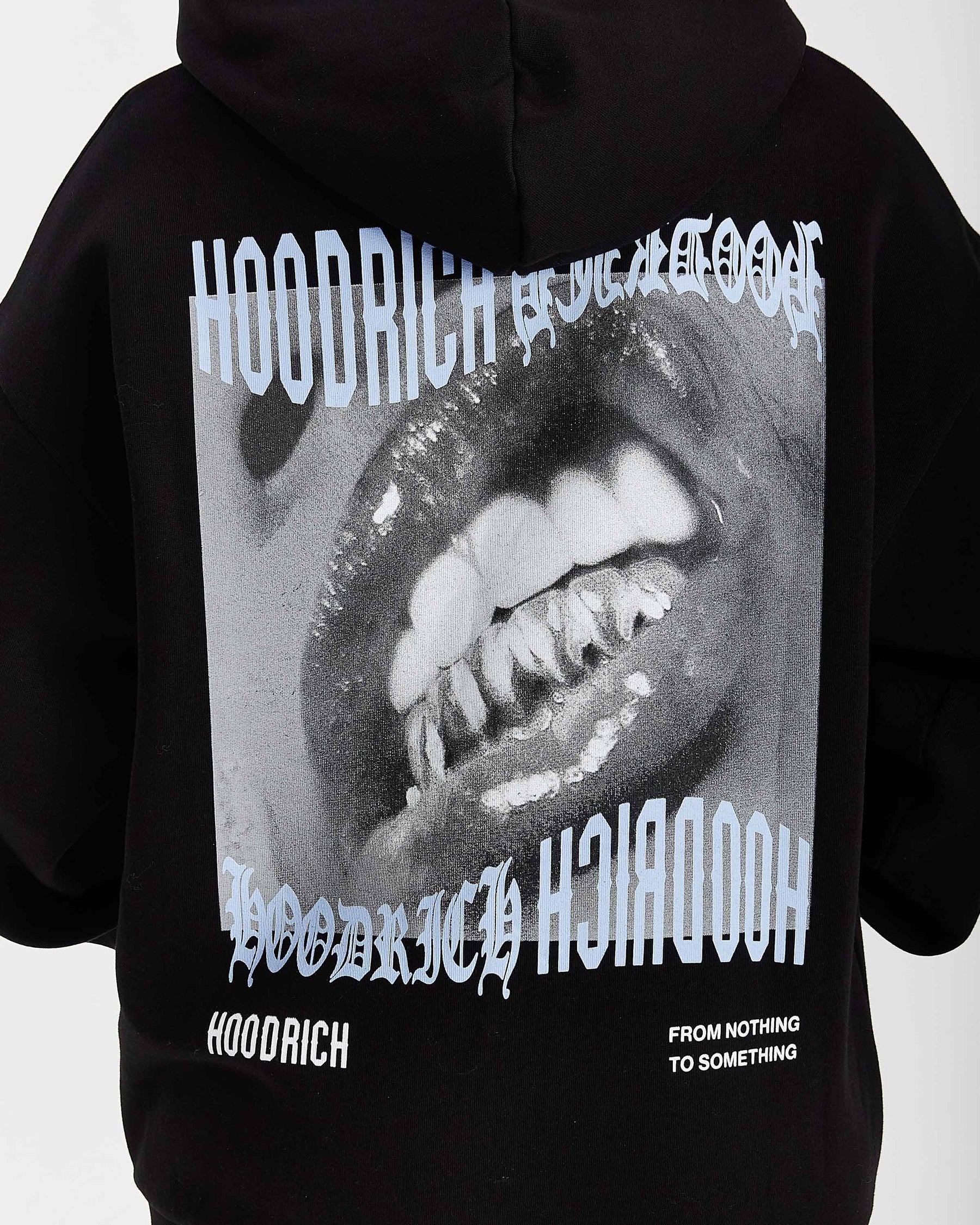 Flex Oversized Hoodie - Black/White