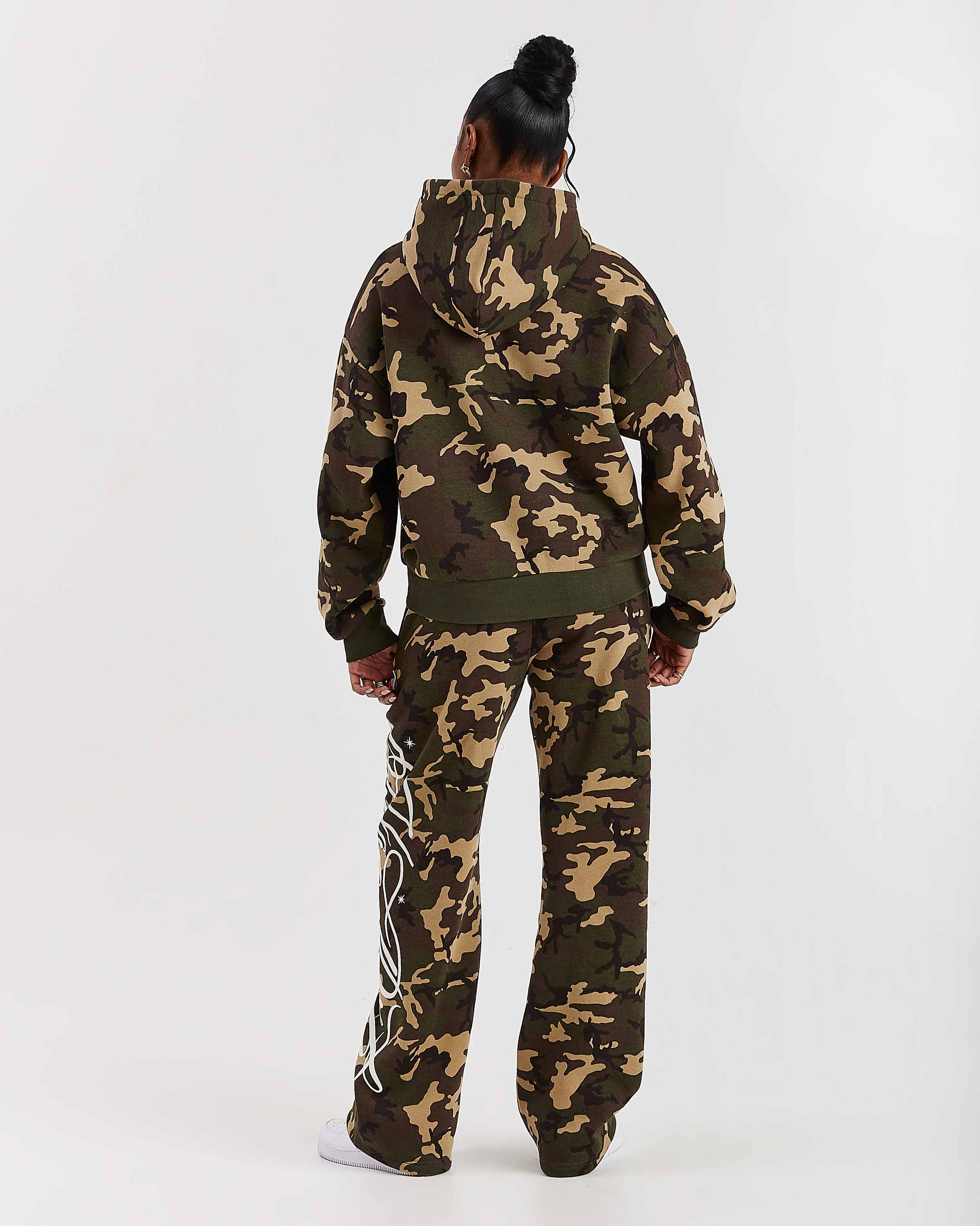 じ*ん様 sol soonerorlater Camo Sweat CargoS Solace Wide Leg Joggers - Camo