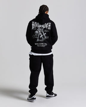 Rite Oversized Joggers - Black/White/Grey