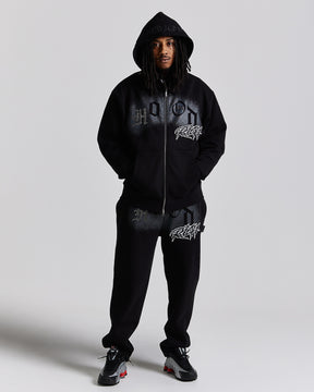 Iron Oversized Joggers - Black/Grey/White