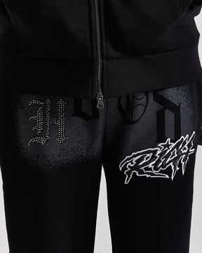 Iron Oversized Joggers - Black/Grey/White