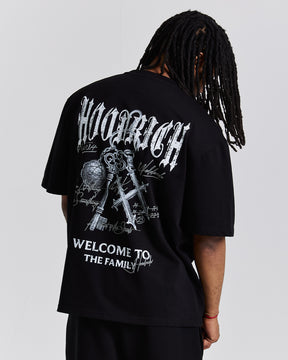 Rite Oversized T-Shirt - Black/White/Grey