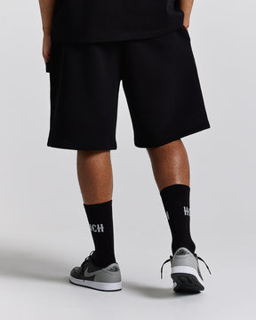 Rite Oversized Shorts - Black/White/Grey