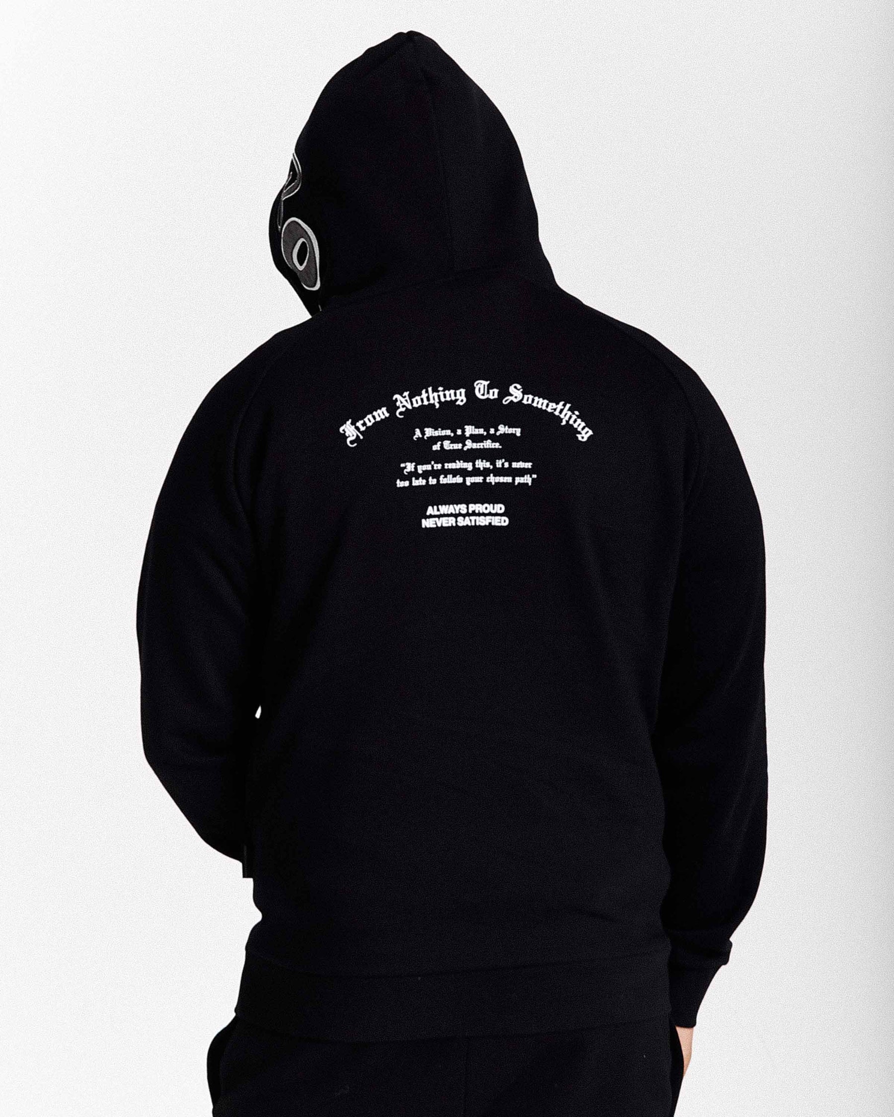Stature Hoodie - Black/White/Grey
