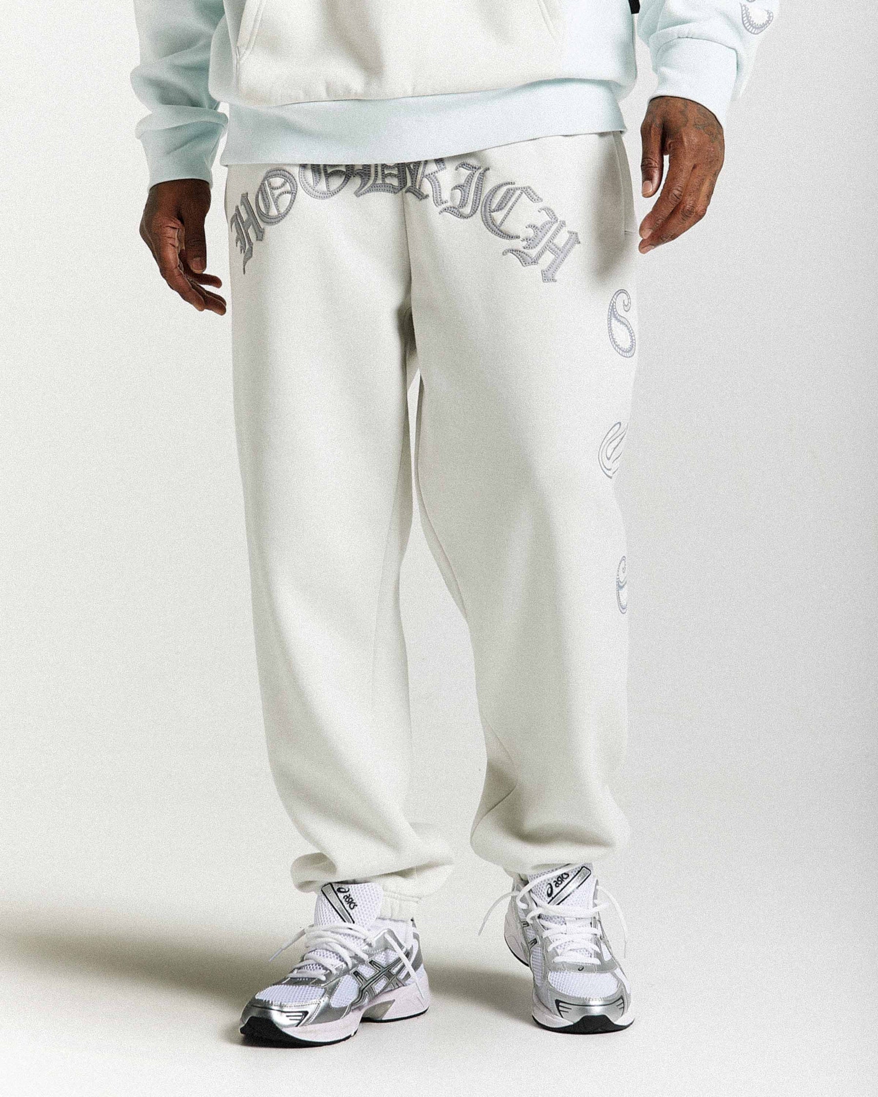 Inkline Oversized Joggers - Grey/White
