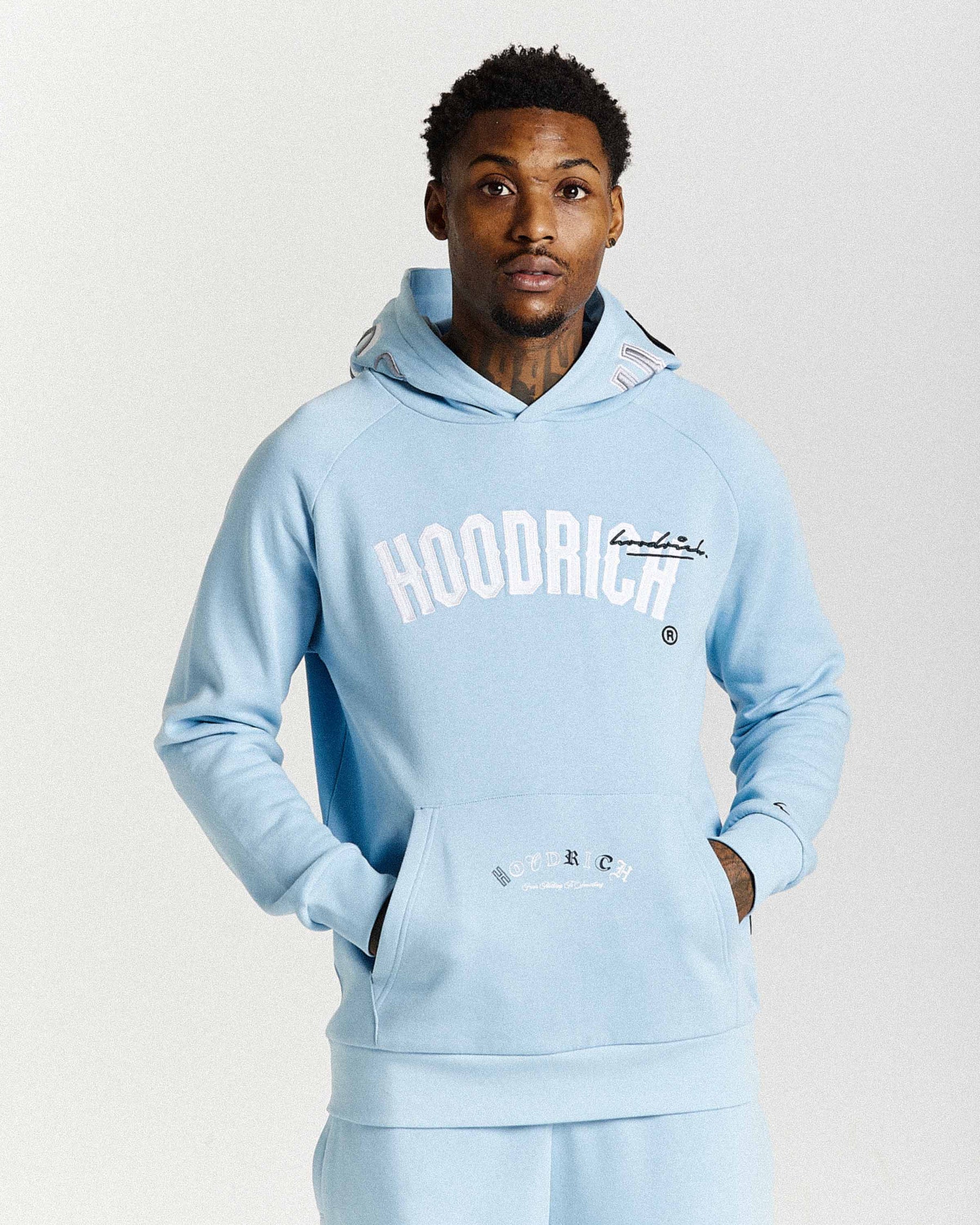 Heat Hoodie - Blue/White