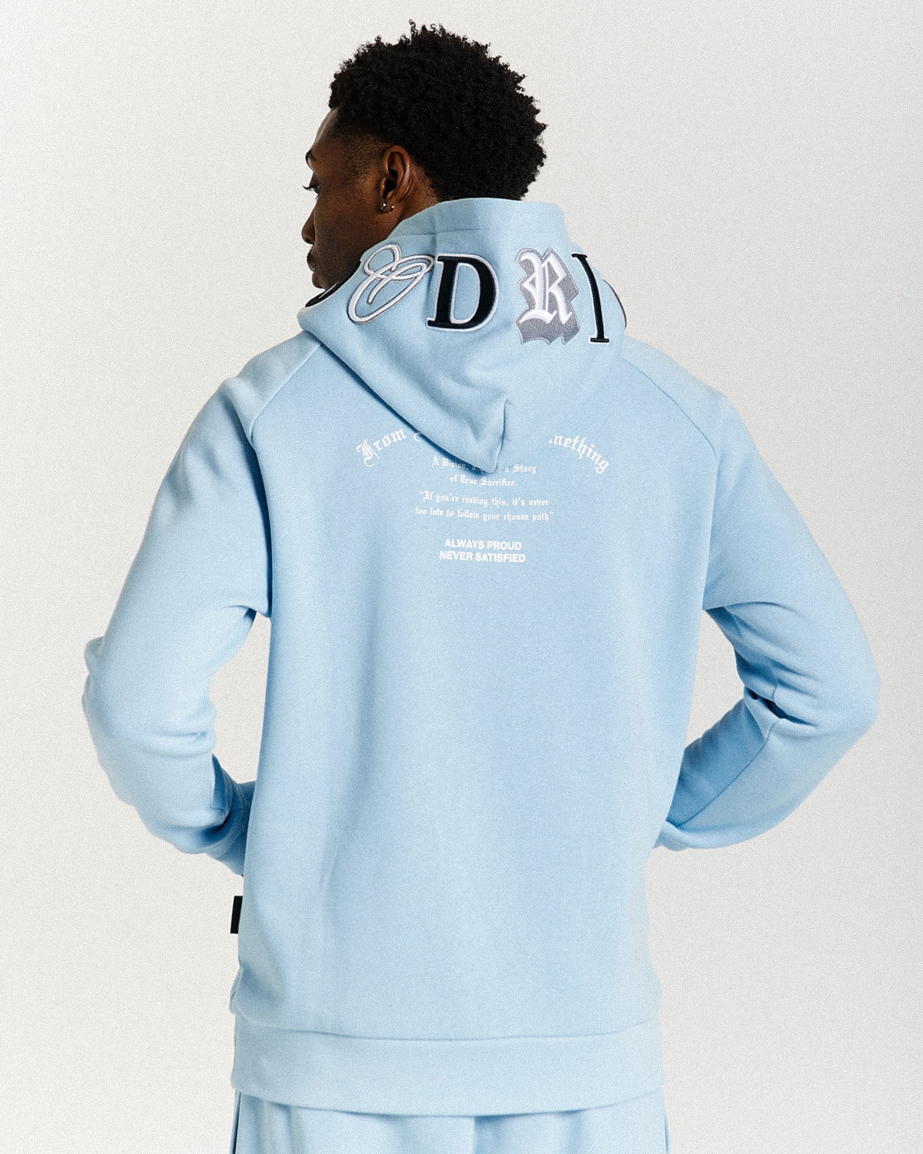 Heat Hoodie - Blue/White