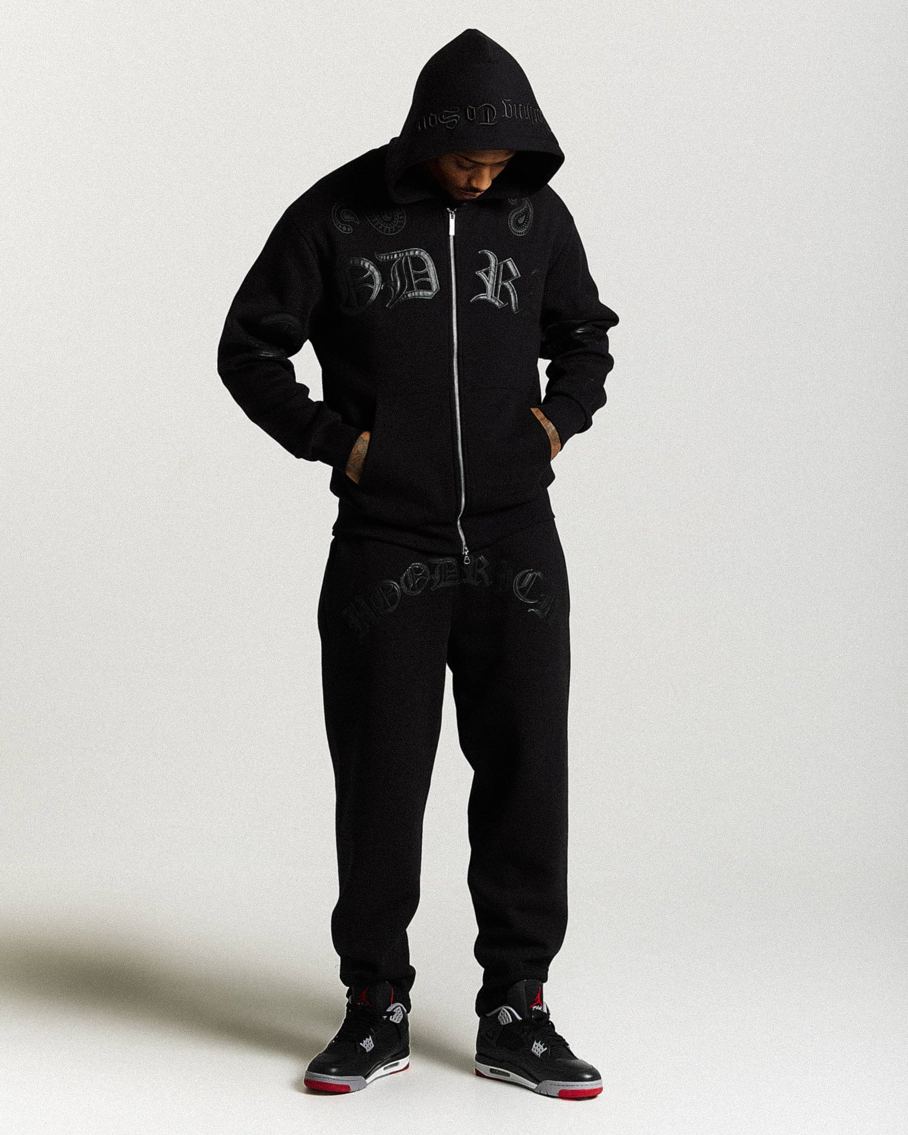 Inkline Oversized Joggers - Black