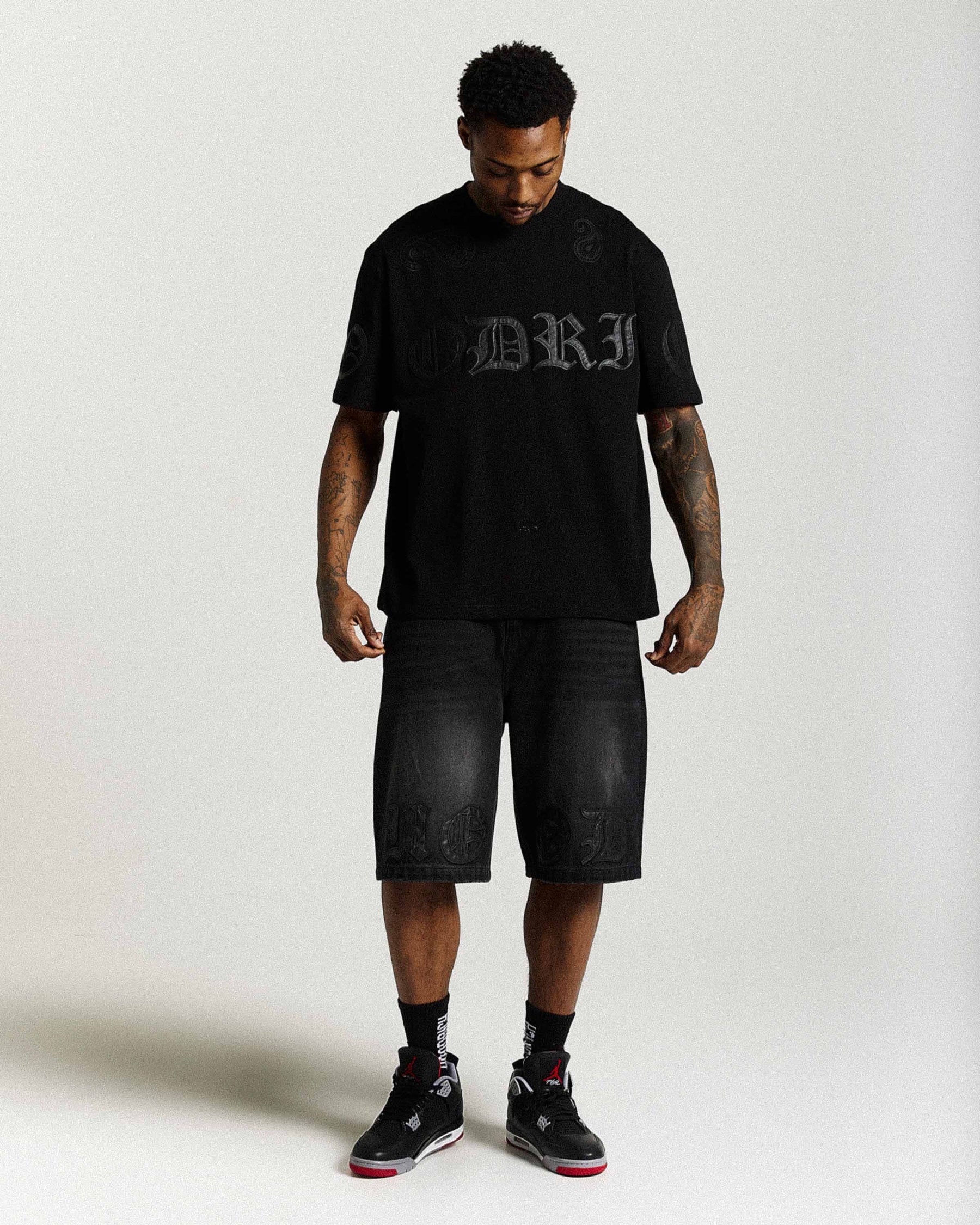 Inkline Oversized Joggers - Black