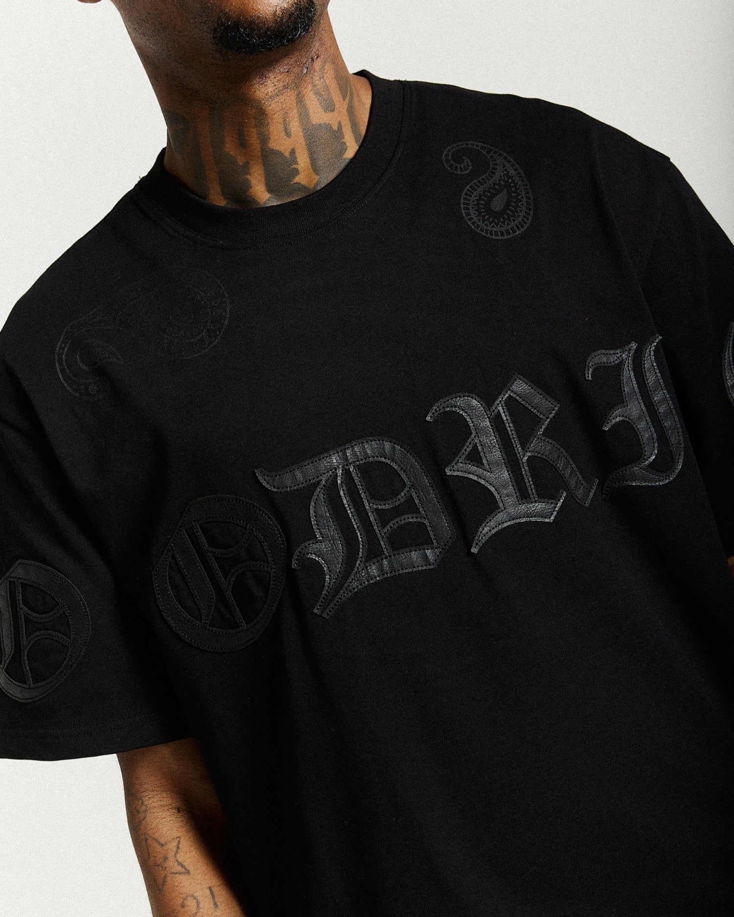 Inkline Oversized T-Shirt - Black