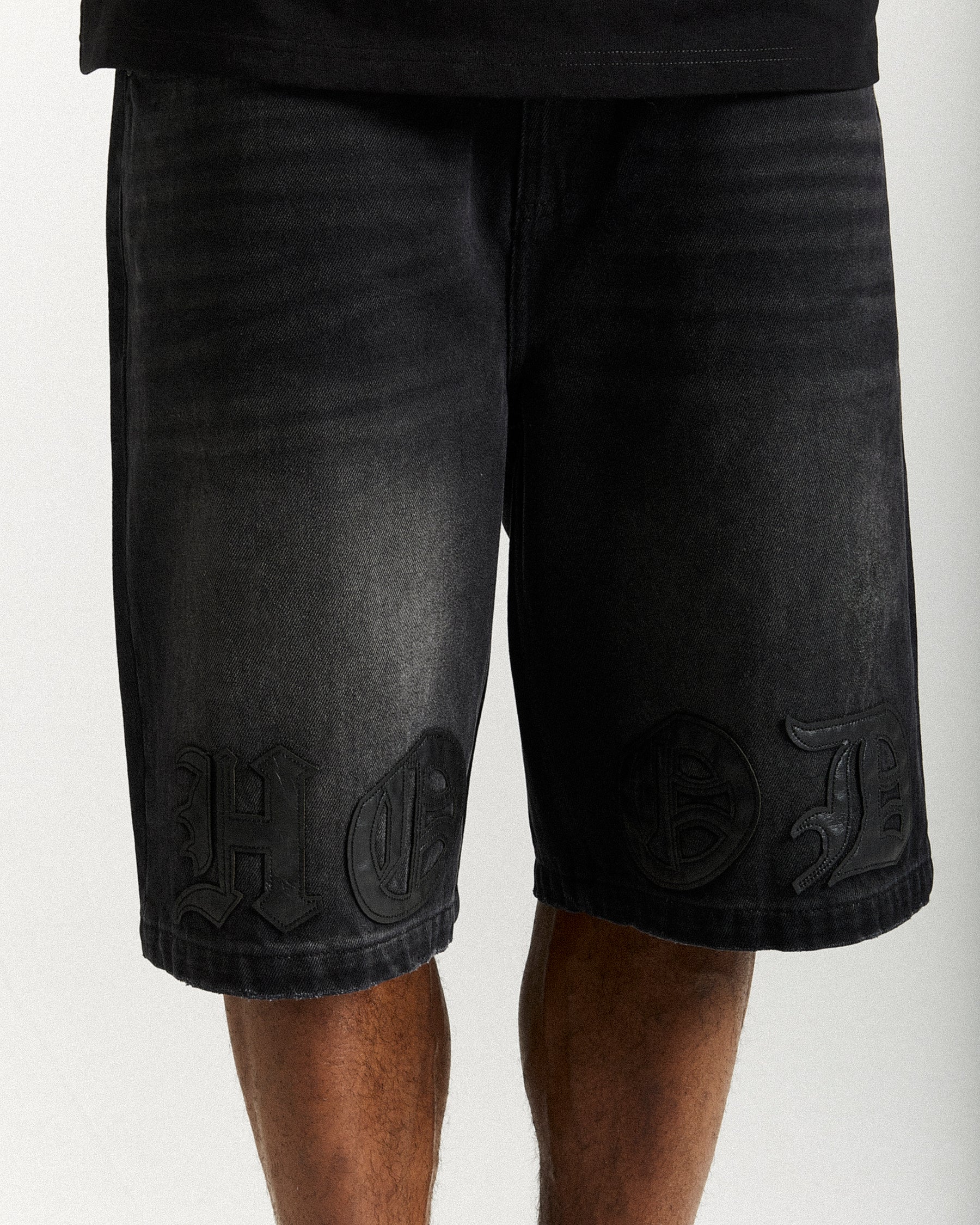 Inkline Denim Jort - Black Wash
