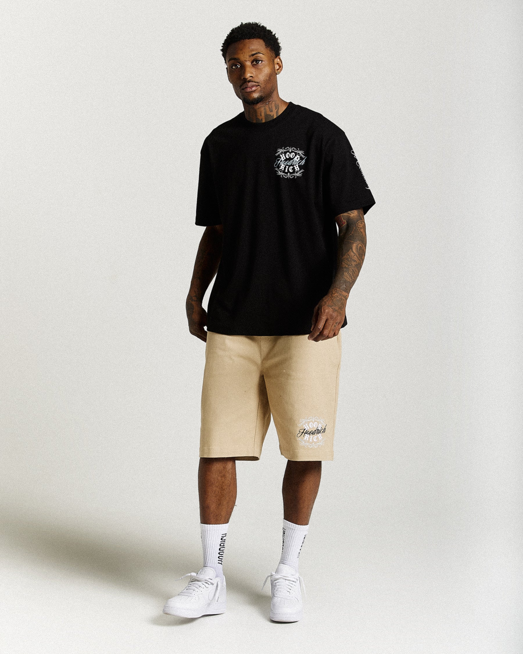 Rito Oversized T-Shirt - Black/White/Blue