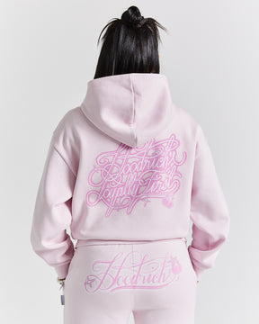 Finesse Zip Hoodie - Pinks/Rhinestone