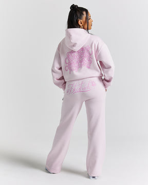 Finesse Zip Hoodie - Pinks/Rhinestone