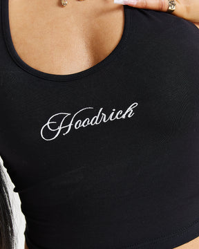 Poise Halter Neck Top - Black/White