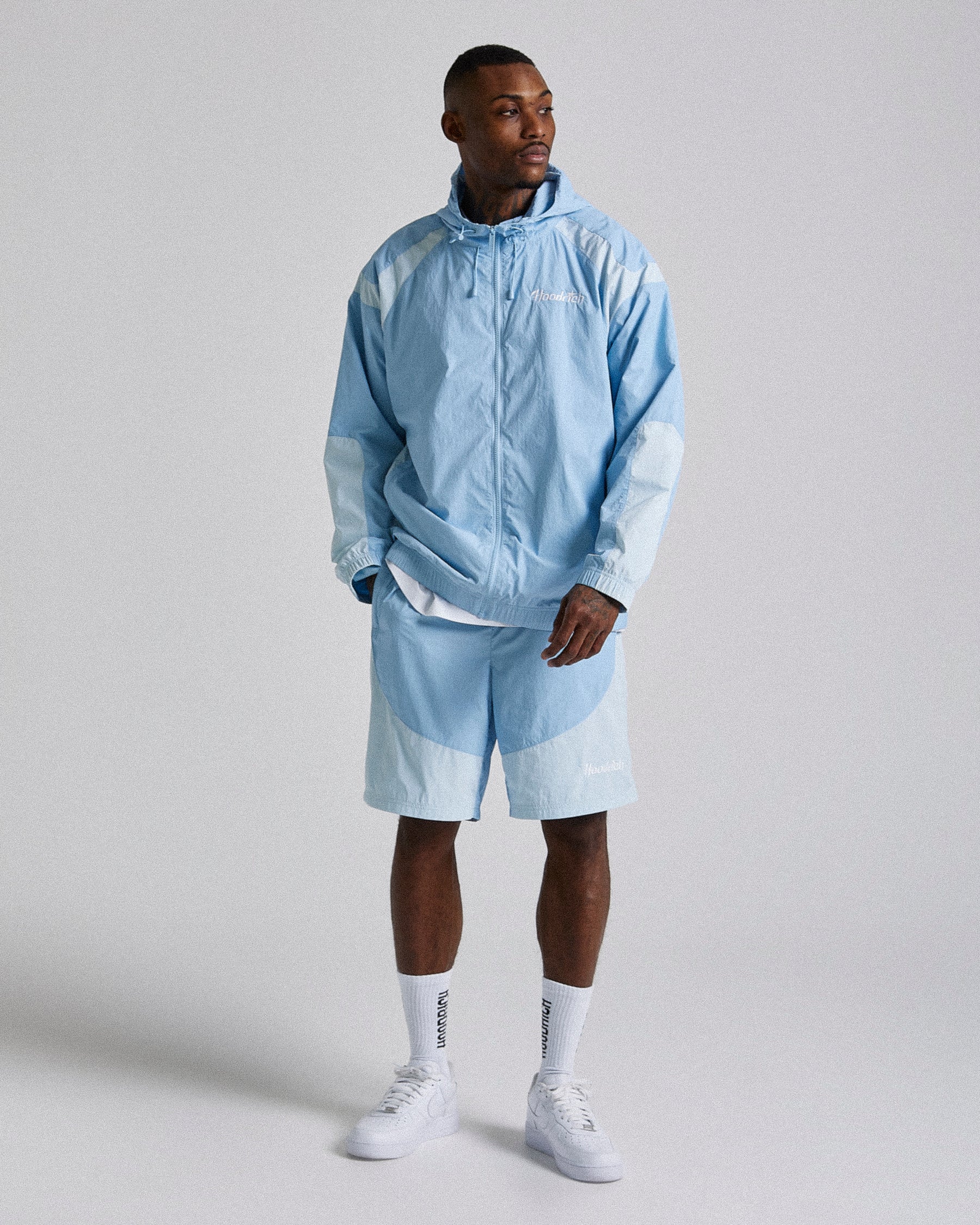 Galaxy Woven Jacket - Blue/White