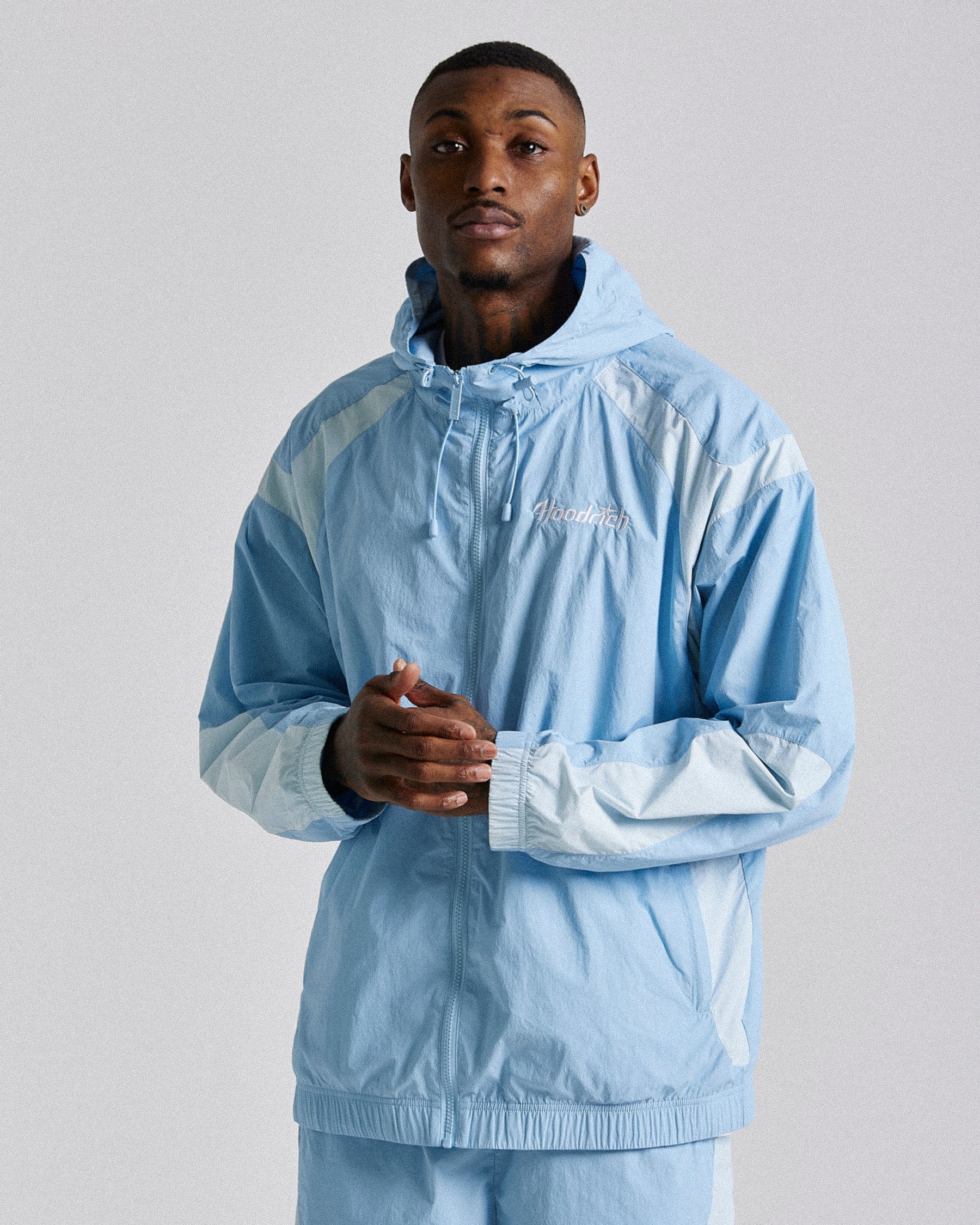 Galaxy Woven Jacket - Blue/White