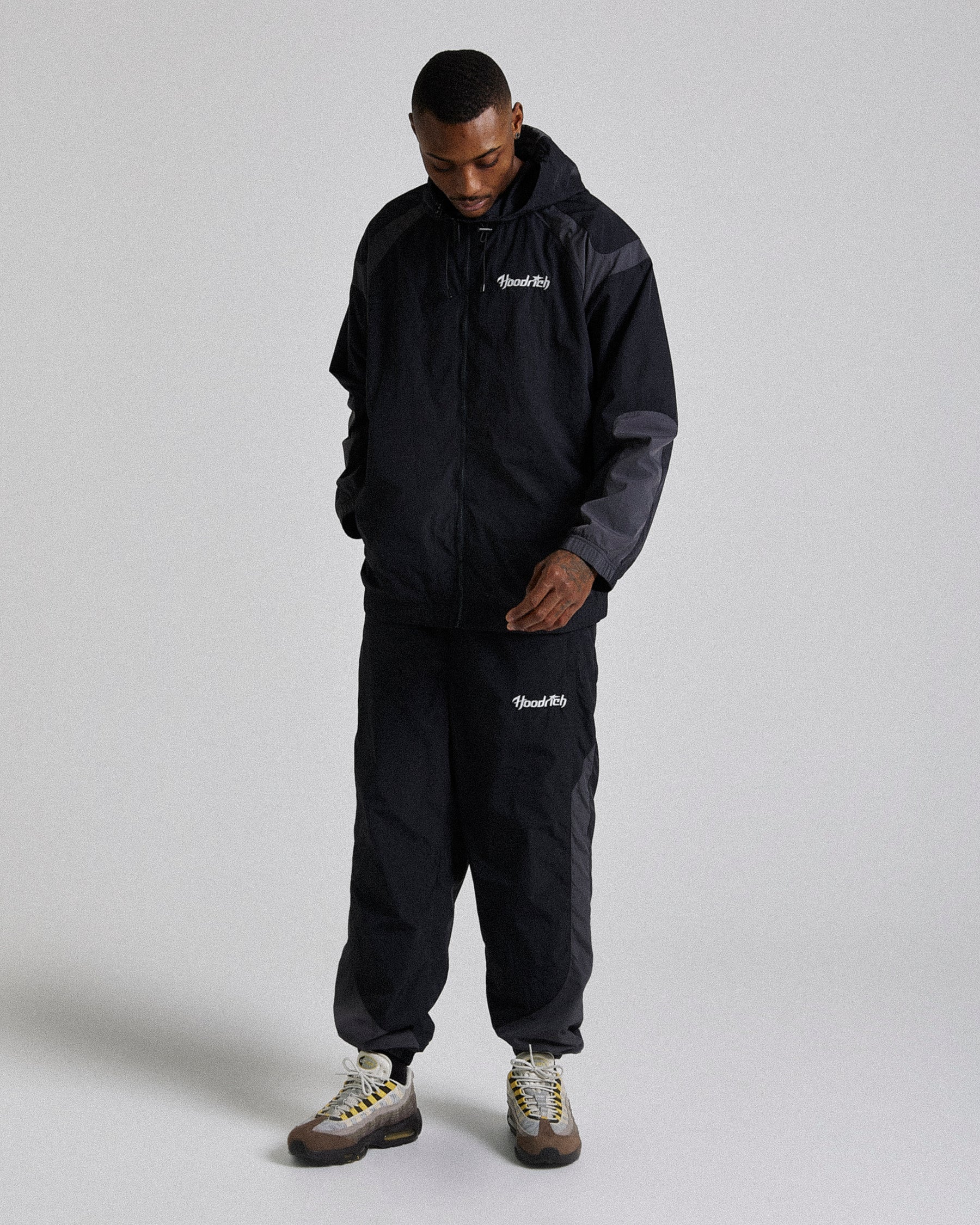 Galaxy Woven Jacket - Black/Grey/White