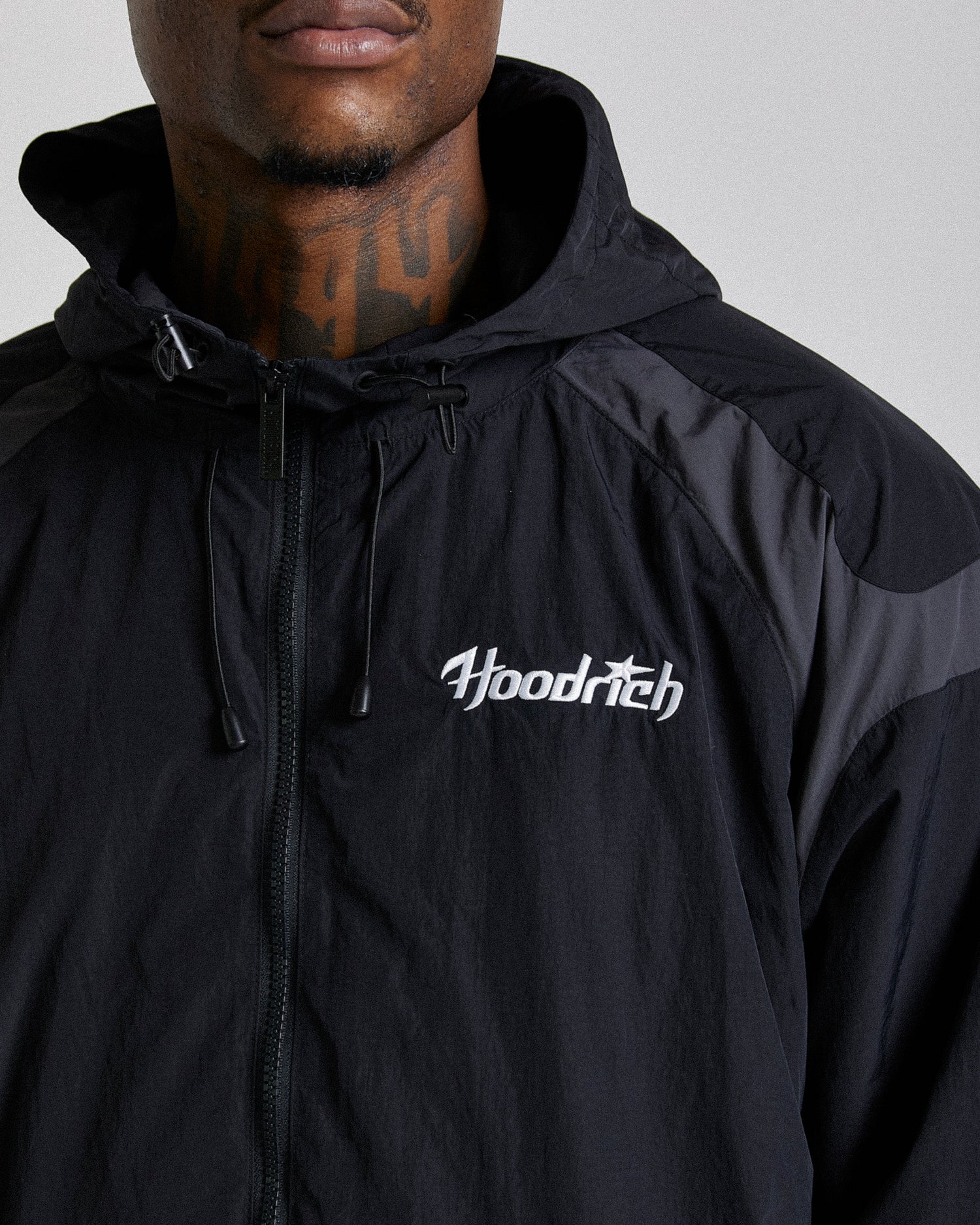 Galaxy Woven Jacket - Black/Grey/White