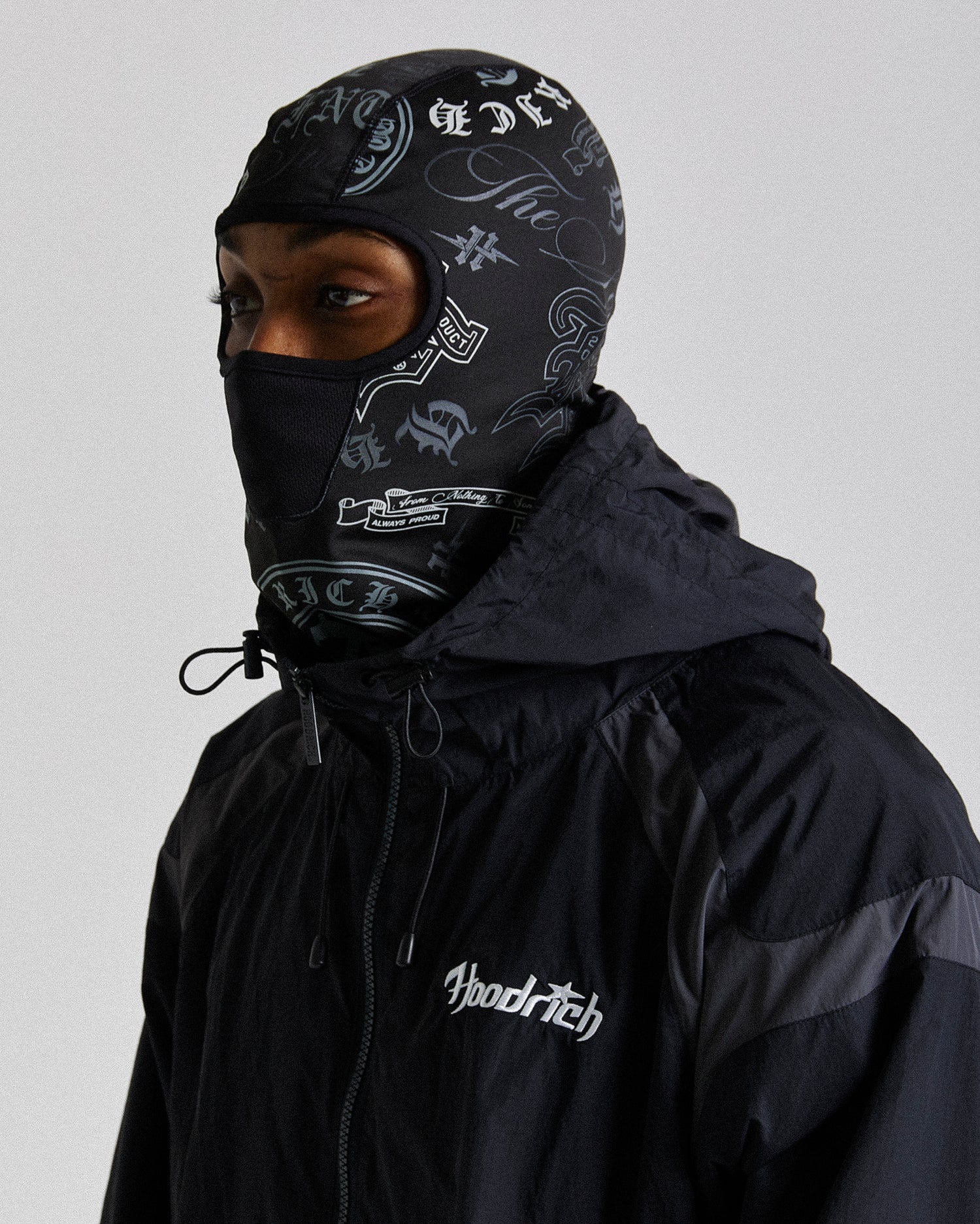 Gothtoss Balaclava - Black/Grey