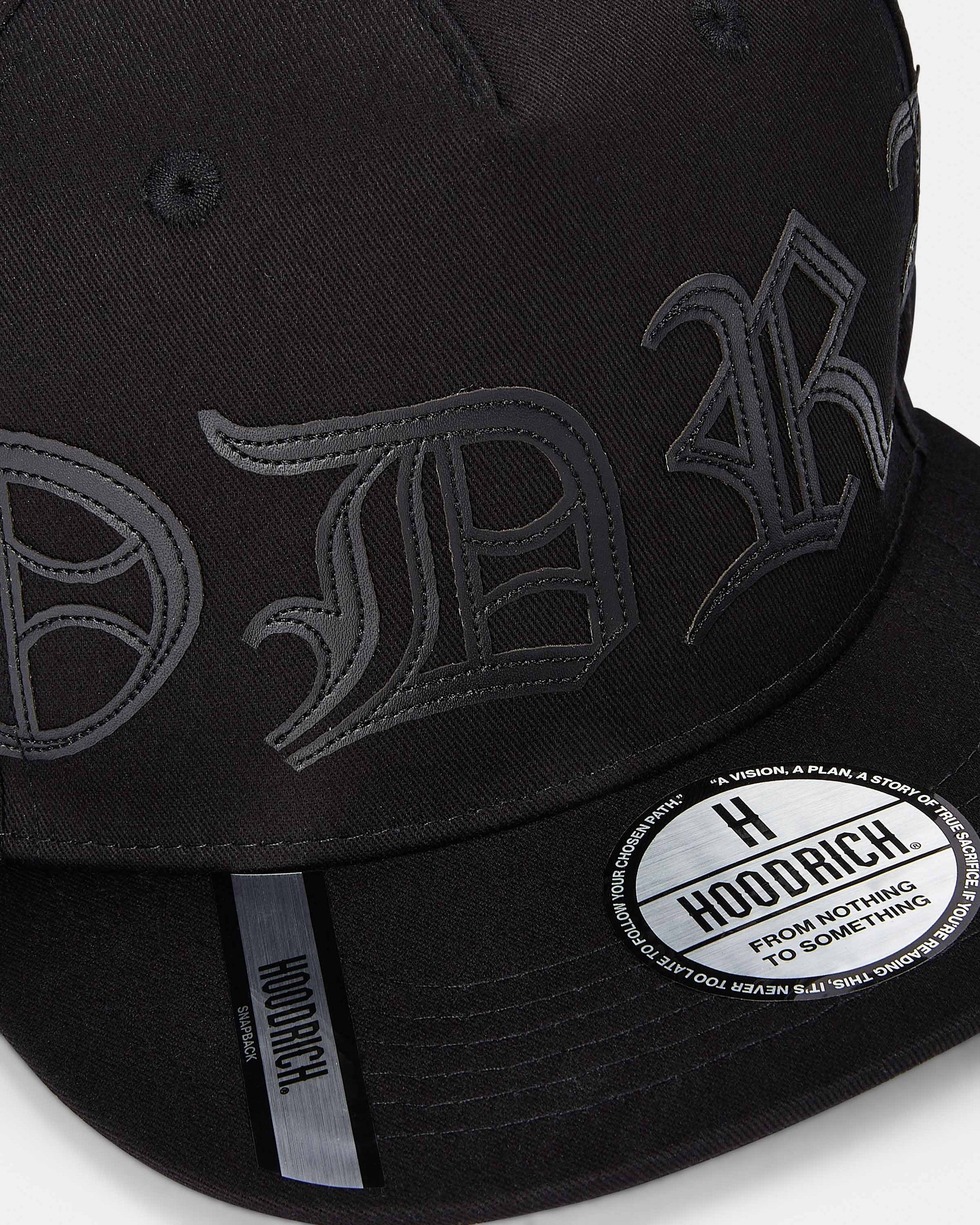 Inkline Snapback Cap - Black