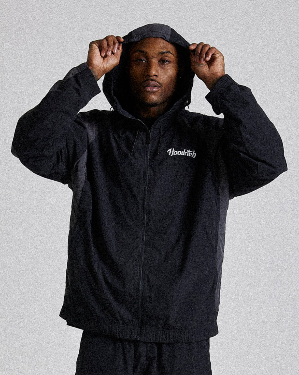 Galaxy Woven Jacket - Black/Grey/White